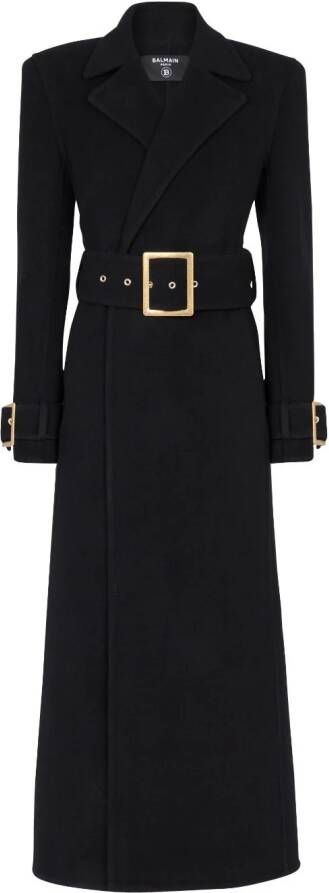 Balmain Zwarte Damesjassen & -jassen Aw23 Black Dames