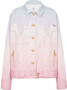 Balmain x Evian denim jack Roze