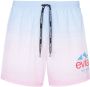 Balmain x Evian zwembroek met kleurverloop Blauw - Thumbnail 1