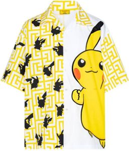 Balmain x Pokémon overhemd met print Geel