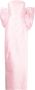 Bambah Avondjurk met strikdetail Roze - Thumbnail 1