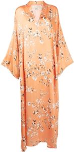 Bambah Maxi-jurk met bloemenprint Oranje