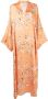 Bambah Maxi-jurk met bloemenprint Oranje - Thumbnail 1