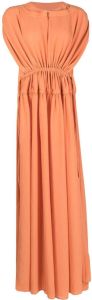 Bambah Mouwloze maxi-jurk Oranje