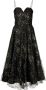 Bambah Midi-jurk verfraaid met pailletten Zwart - Thumbnail 1
