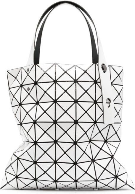 Bao Issey Miyake Shopper met geometrische vlakken Wit