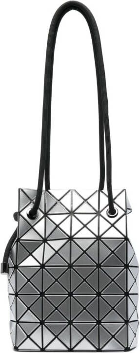 Bao Issey Miyake Bucket-tas met geometrisch vlak Zilver