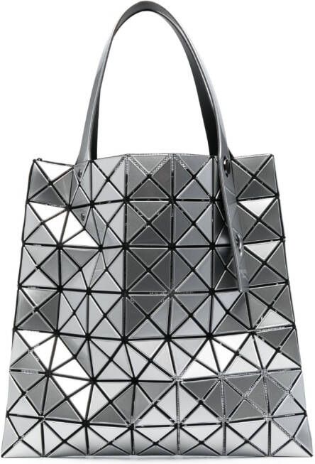 Bao Issey Miyake Prism metallic shopper Zilver