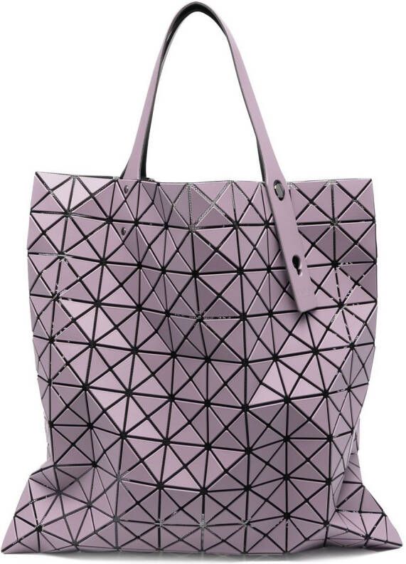 Bao Issey Miyake Prism shopper met vlakken Paars