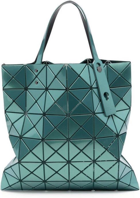 Bao Issey Miyake Shopper met geometrische vlakken Groen