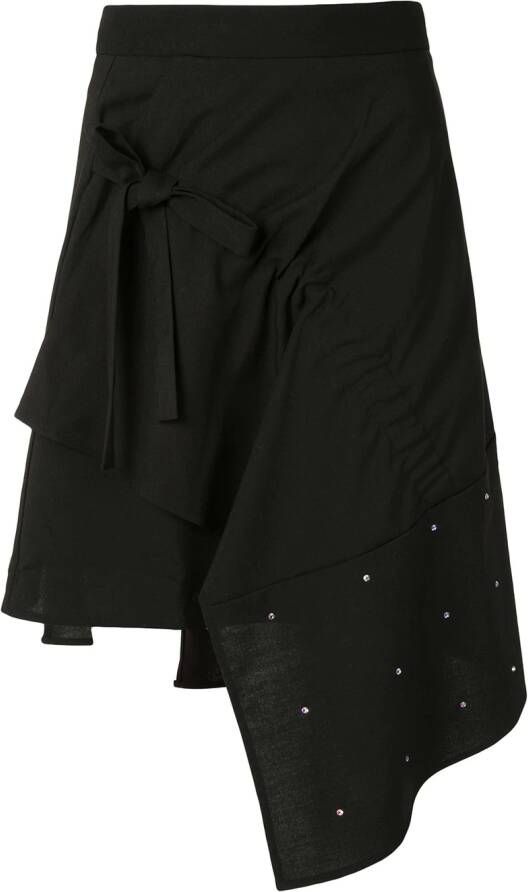 BAPY BY *A BATHING APE Asymmetrische rok Zwart