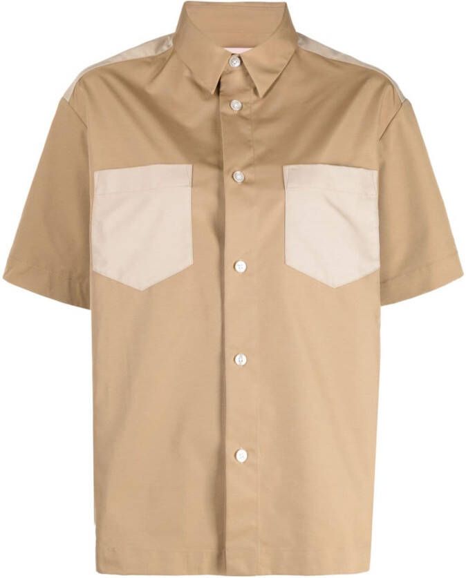 BAPY BY *A BATHING APE Shirt met contrasterend vlak Bruin