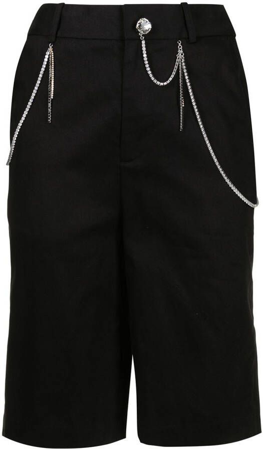 BAPY BY *A BATHING APE Shorts met kristallen Zwart