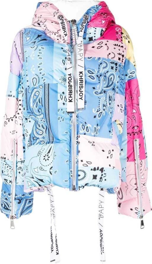 BAPY BY *A BATHING APE Omkeerbaar donsjack Veelkleurig