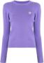 BAPY BY *A BATHING APE Ribgebreide sweater Paars - Thumbnail 1