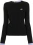 BAPY BY *A BATHING APE Ribgebreide top Zwart - Thumbnail 1