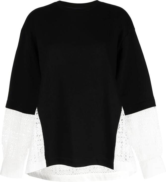 BAPY BY *A BATHING APE T-shirt met lange mouwen Zwart