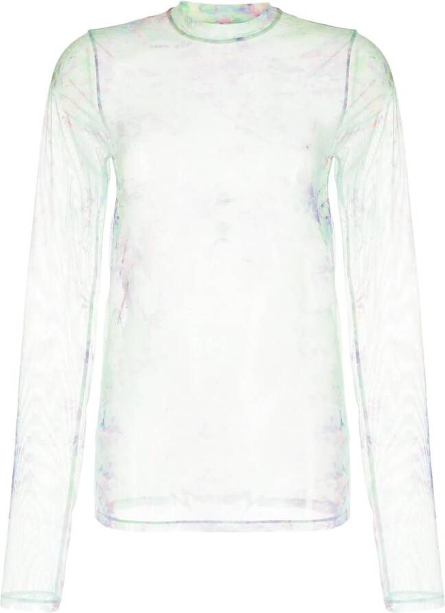 BAPY BY *A BATHING APE Top met tie-dye print Groen
