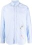 Baracuta Overhemd met borduurwerk Blauw - Thumbnail 1