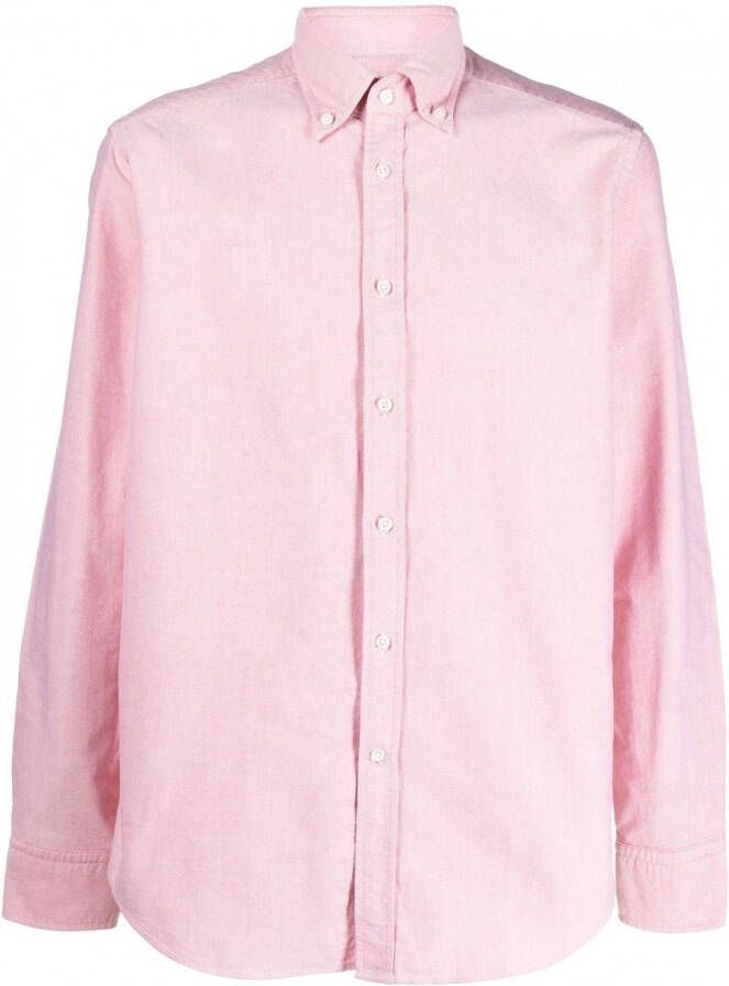 Baracuta Overhemd met knopen Rood