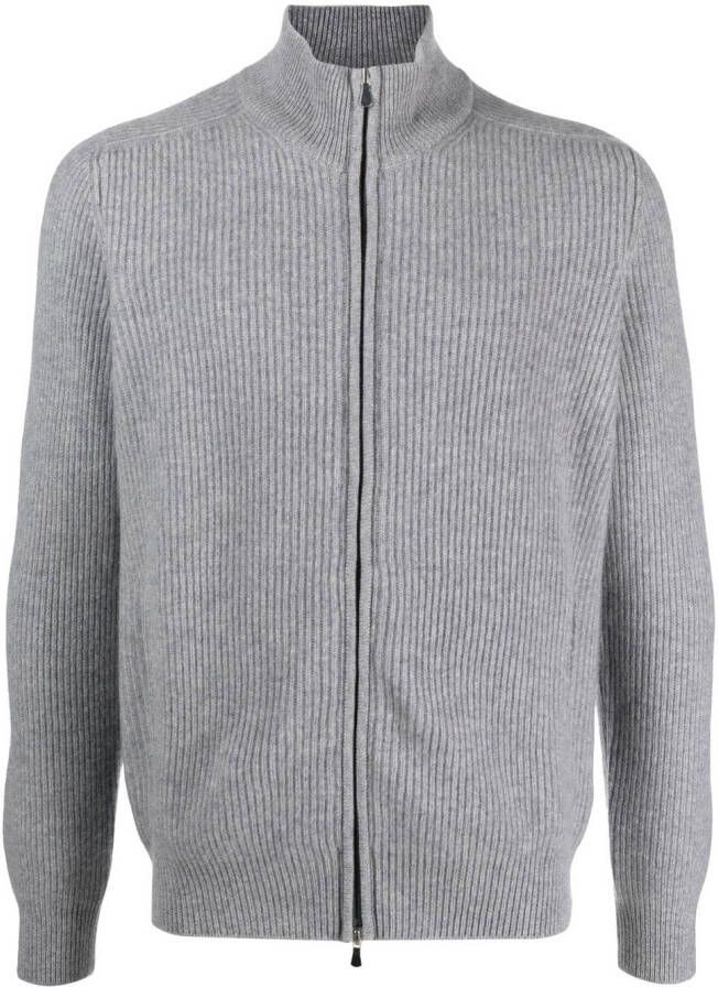 Barba Kasjmier trui Grijs