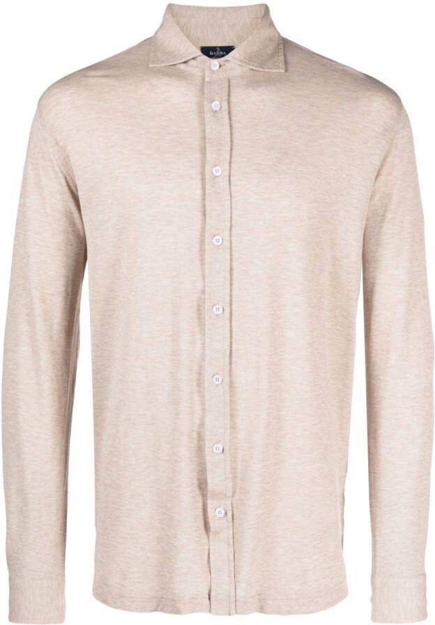 Barba Katoenen overhemd Beige