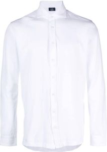 Barba Katoenen overhemd Wit