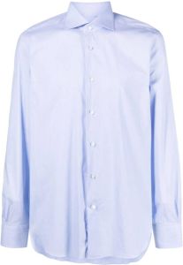Barba Overhemd met lange mouwen Blauw