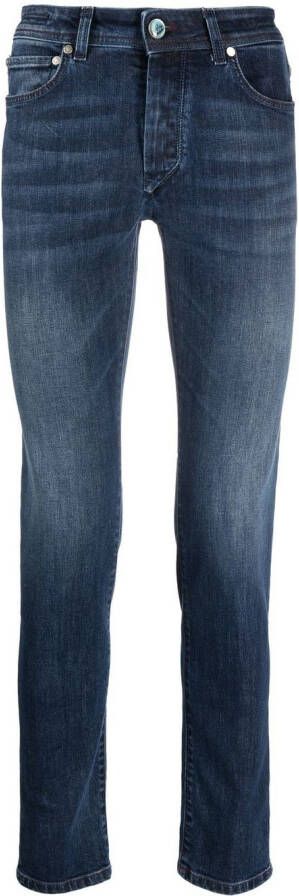 Barba Slim-fit jeans Blauw