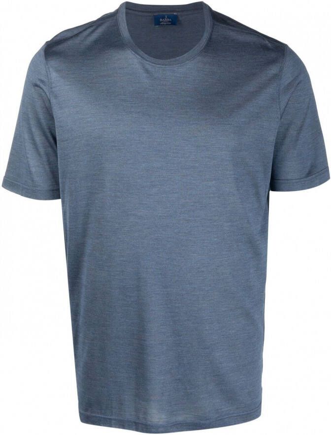 Barba T-shirt met ronde hals Blauw