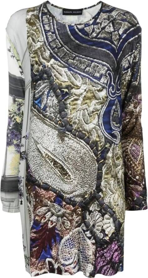 Barbara Bologna T-shirt met grafische print Blauw