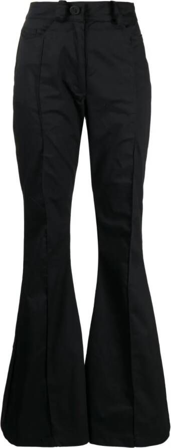 Barbara Bologna Flared broek Zwart