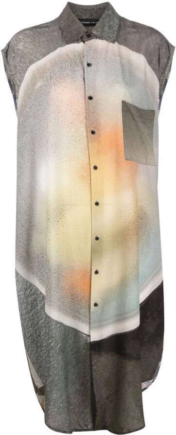 Barbara Bologna Jurk met print Grijs