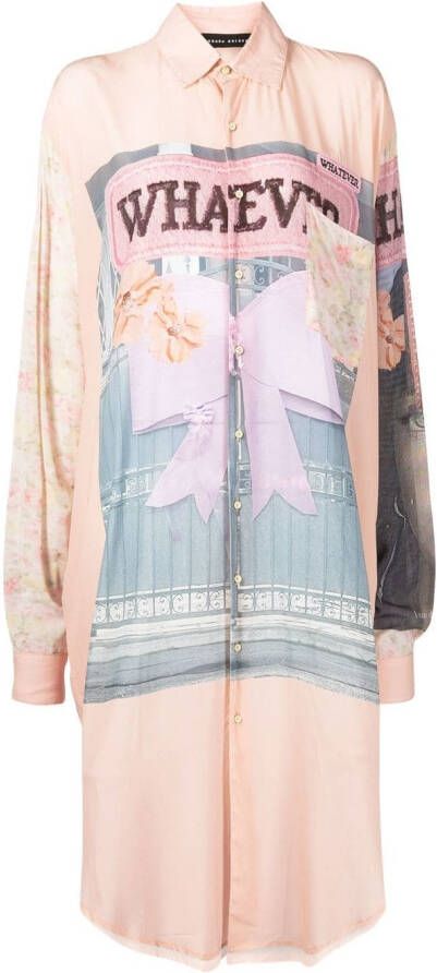 Barbara Bologna Sweaterjurk met print Veelkleurig