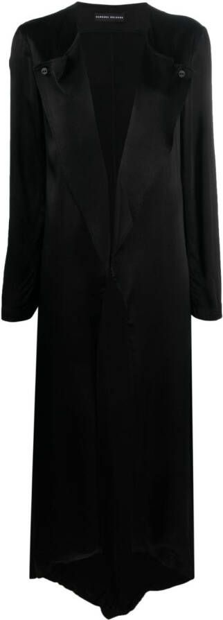 Barbara Bologna Maxi-jurk met V-hals Zwart