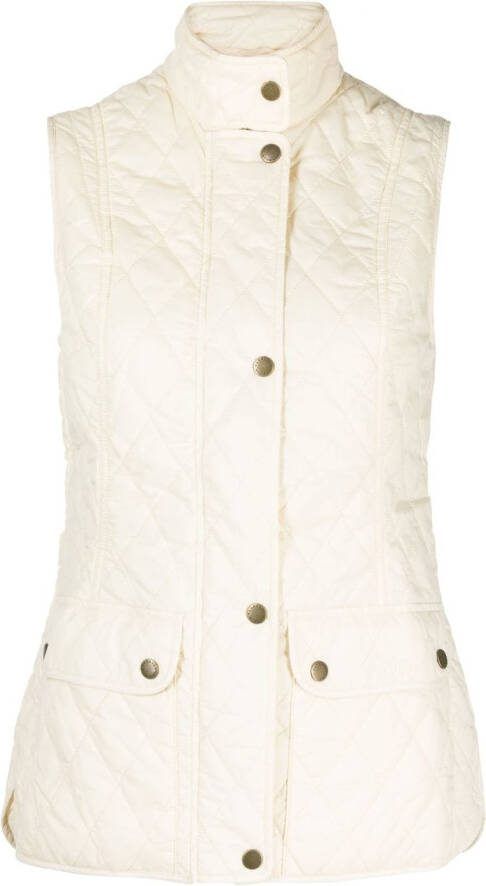 Barbour Otterburn gewatteerde bodywarmer met zak Beige