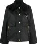 Barbour Bomberjack met geborduurd logo Zwart - Thumbnail 1