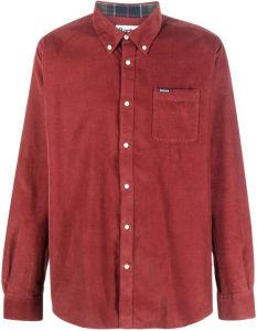 Barbour Button-down overhemd Rood
