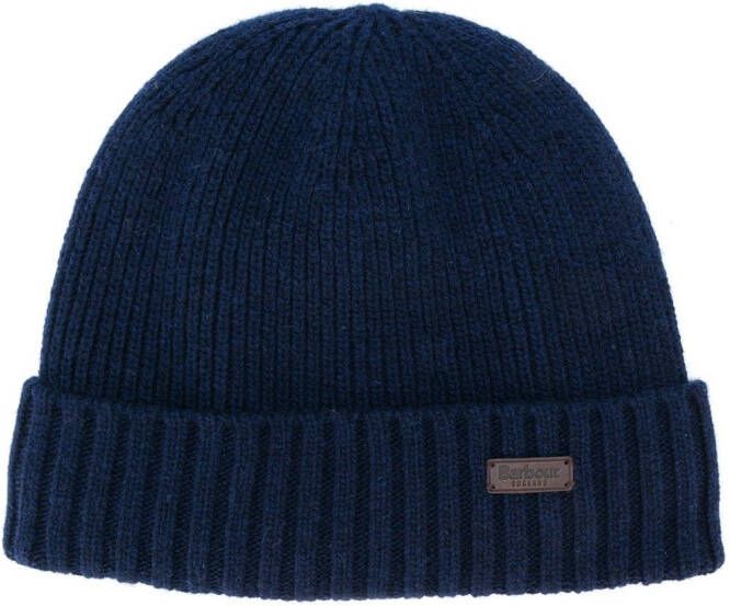 Barbour Carlton beanie Blauw