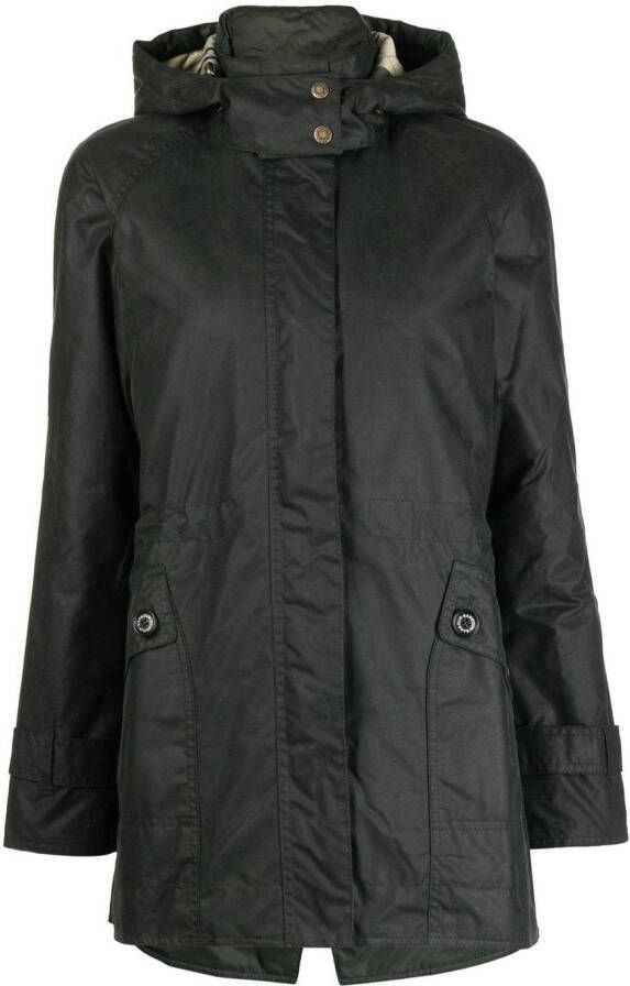 Barbour Jas met capuchon Groen
