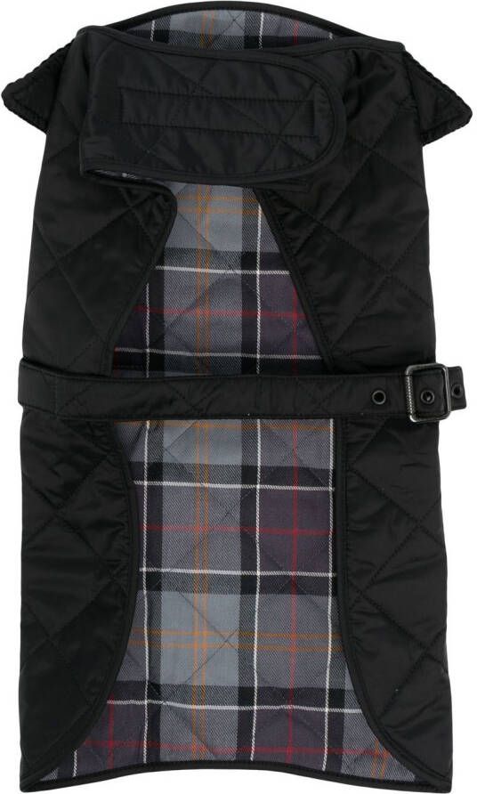 Barbour Gewatteerde hondenjack Zwart