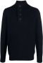 Barbour Pullover met halve rits Blauw - Thumbnail 1