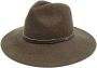 Barbour Fedora hoed met logo afwerking Groen - Thumbnail 1