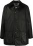 Barbour Gelakt jack Zwart - Thumbnail 1