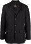 Barbour Gewatteerd jack Zwart - Thumbnail 1