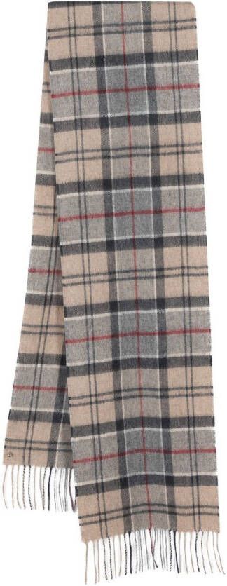 Barbour Geruite sjaal Grijs