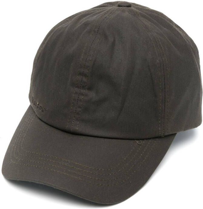 Barbour Honkbalpet met geborduurd logo Zwart