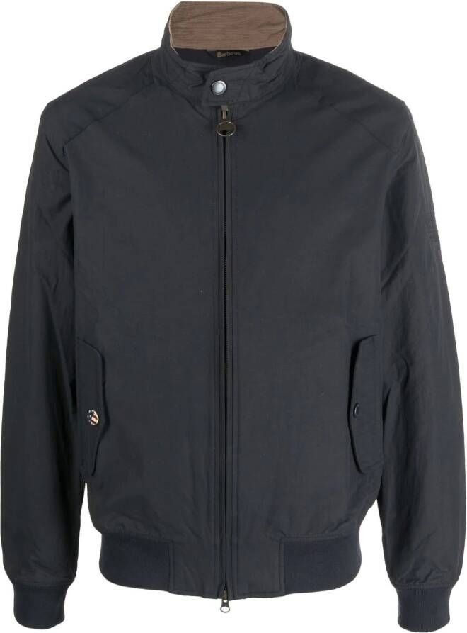 Barbour International Bomberjack Blauw