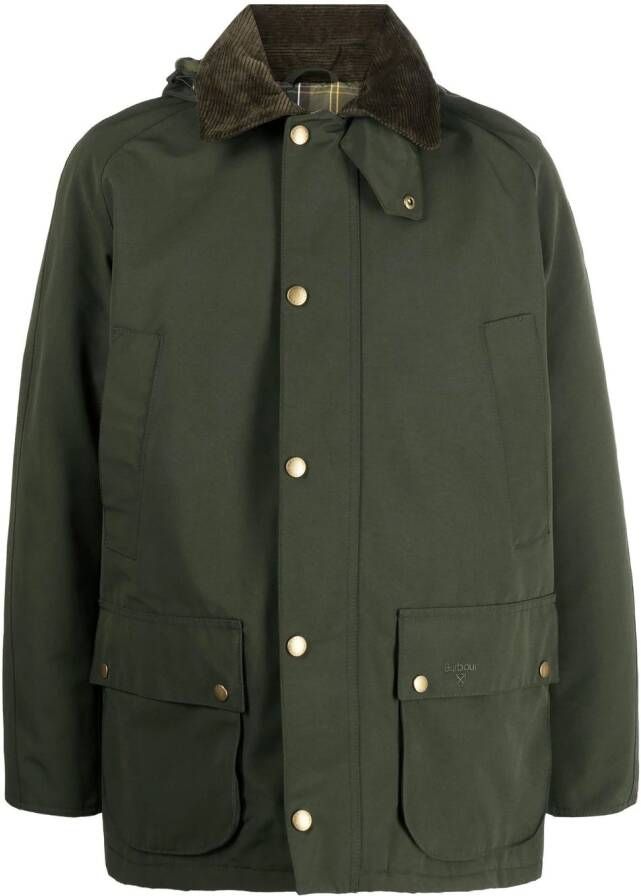 Barbour Jack met capuchon Groen