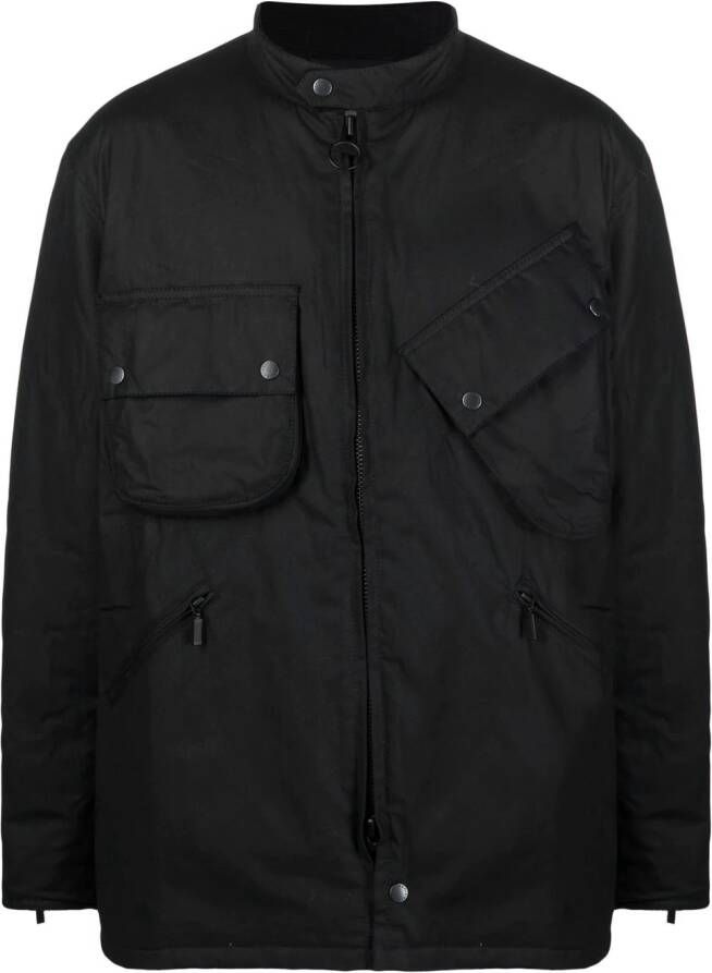Barbour Jack met meerdere zakken Zwart